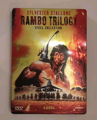 Rambo trilogy dvd steelbox - rambo,